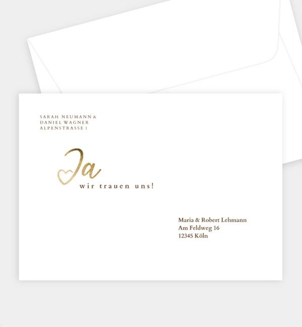 Ja · Mitten ins Herz