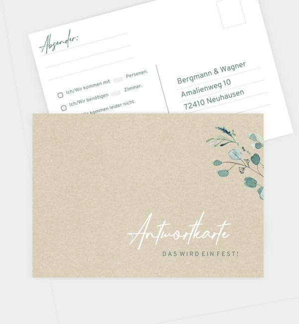 Postkarte quer