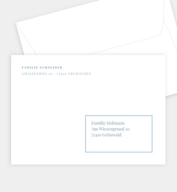 Briefumschlag gerade