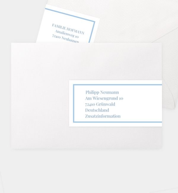 Kombi-Adressaufkleber