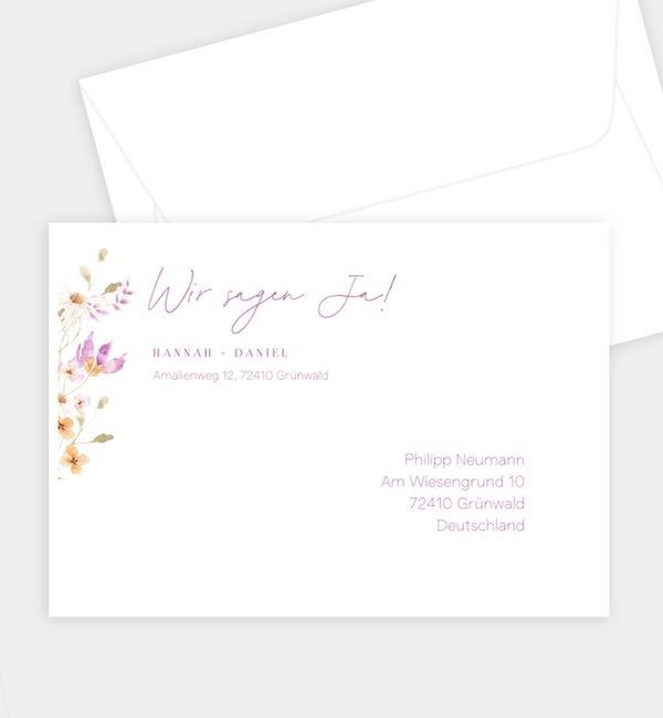 Briefumschlag gerade