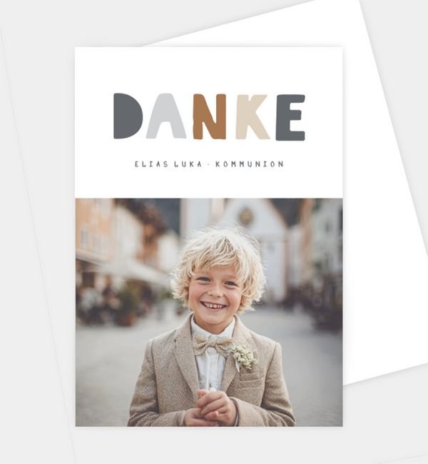 Postkarte hoch