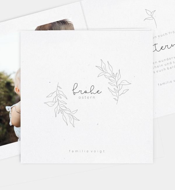 Klappkarte quadratisch