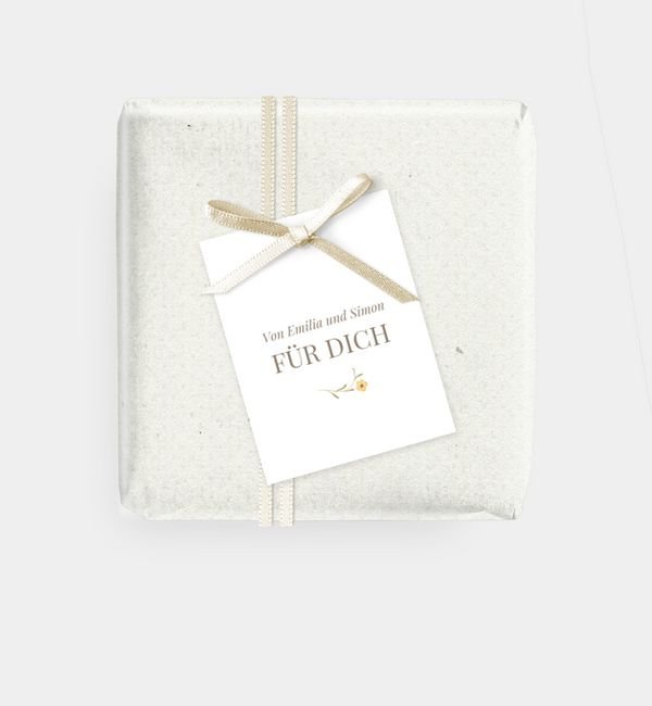 Geschenkanhänger rechteckig