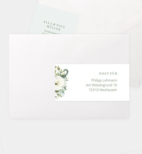 Kombi-Adressaufkleber