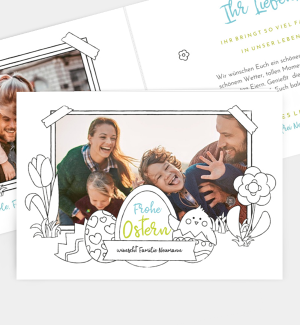 Küken & Co. • Ausmalkarte