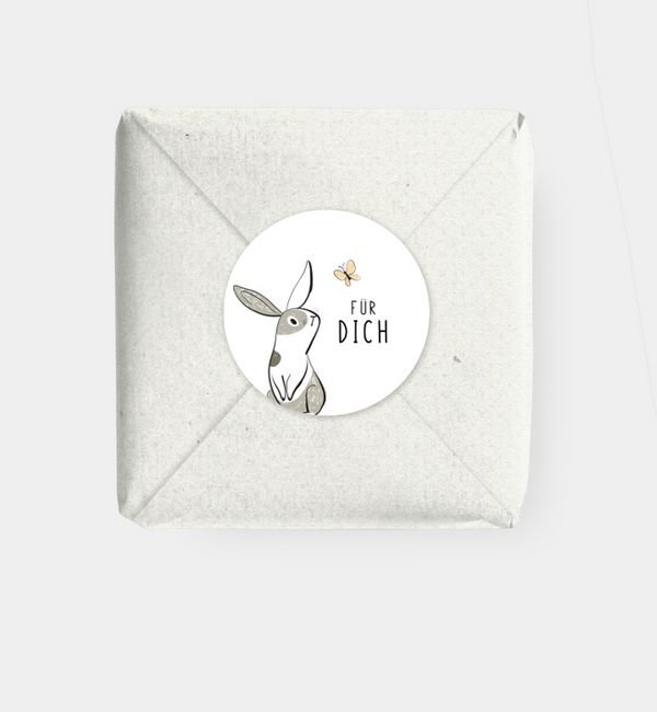 Geschenkaufkleber rund