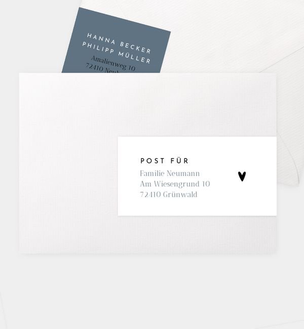 Kombi-Adressaufkleber