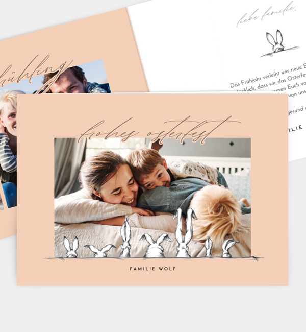 Hasenbande · Ausmalkarte