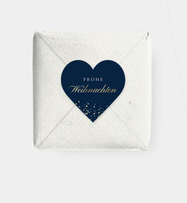 Geschenkaufkleber Herz