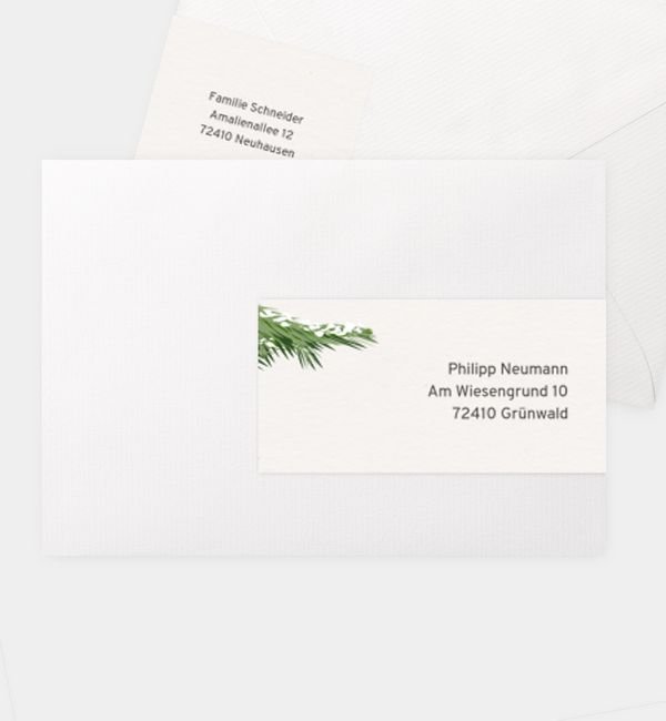 Kombi-Adressaufkleber