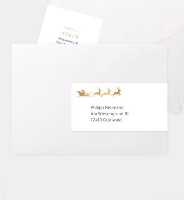 Kombi-Adressaufkleber