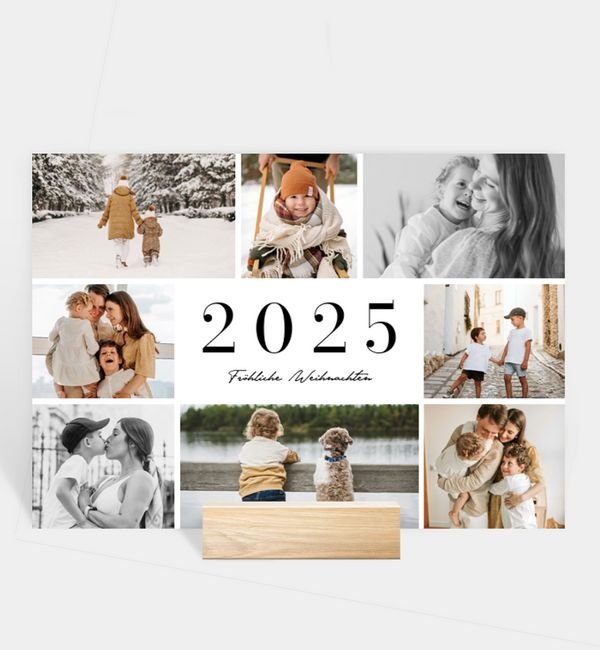 Tischnummern-Karte quer