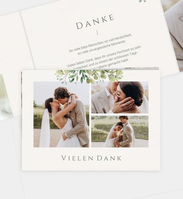 Doppel-Klappkarte quer