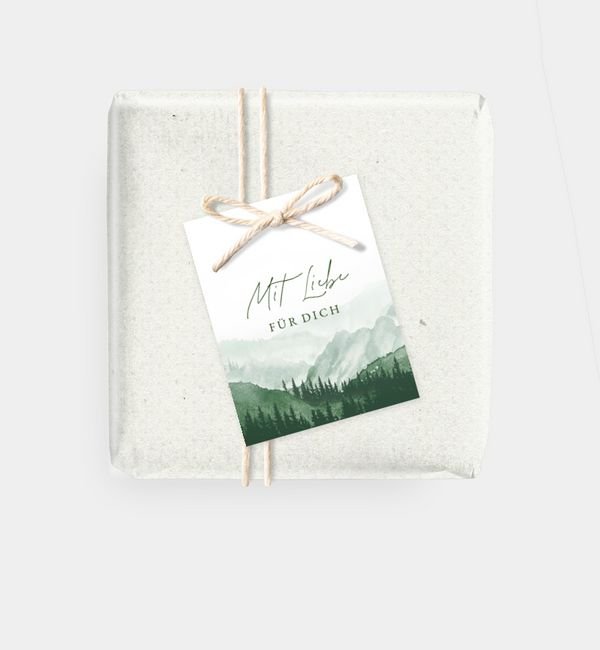 Geschenkanhänger rechteckig