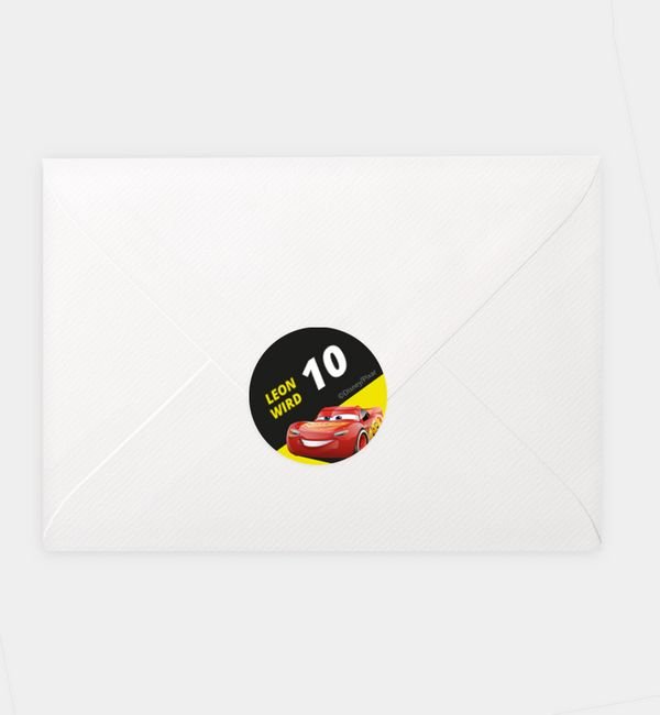 Siegelsticker rund