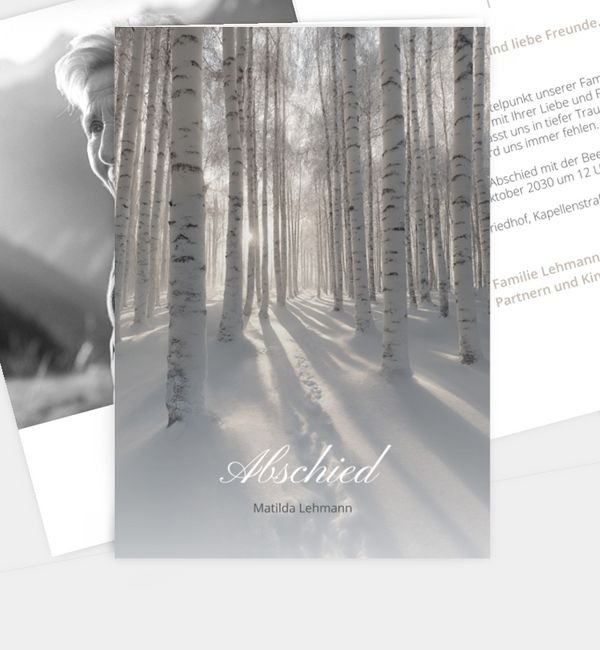 Winterlicher Abschied