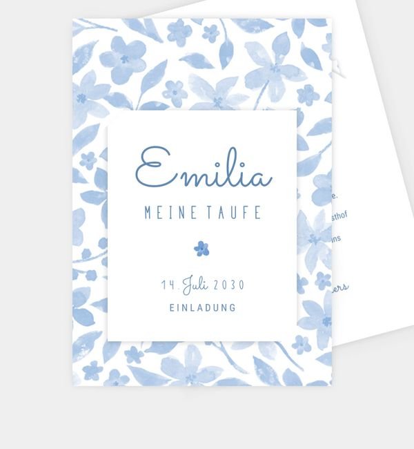 Postkarte mit Einsteckpolaroid