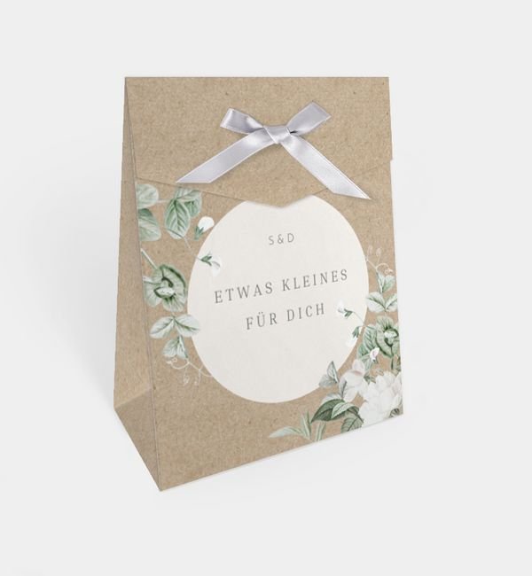 Geschenktasche mit Band