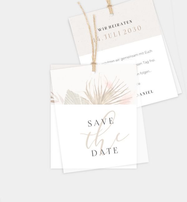 Polaroid mit Transparentpapier