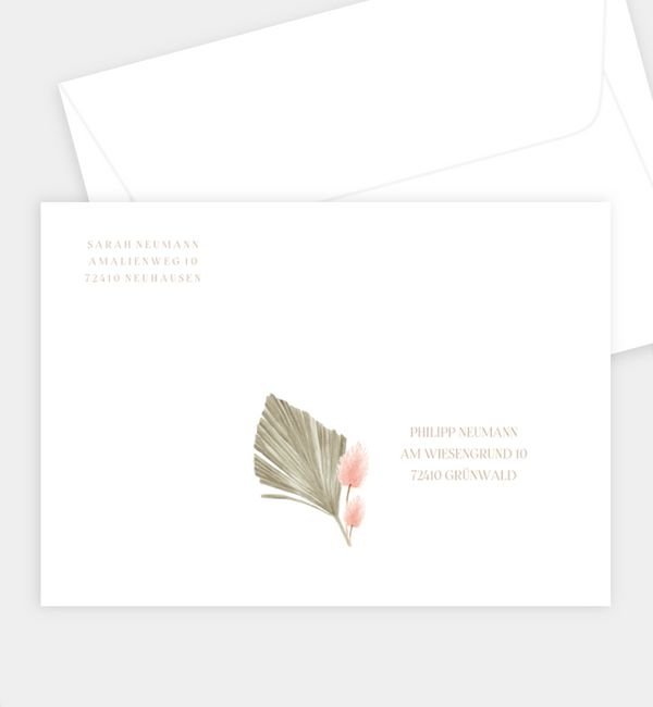 Briefumschlag gerade