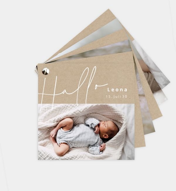 Kartenfächer quadratisch