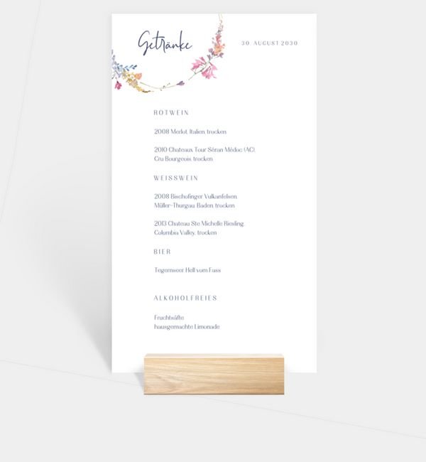 Postkarte hoch