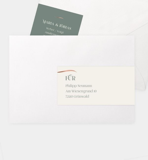 Kombi-Adressaufkleber