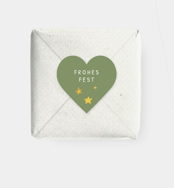 Geschenkaufkleber Herz