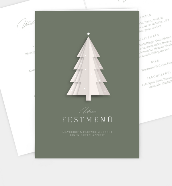Papier Baum