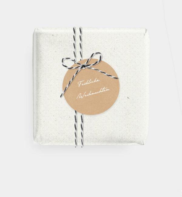 Geschenkanhänger rund