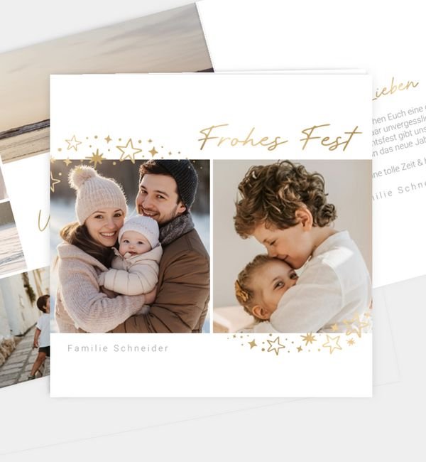 Klappkarte quadratisch