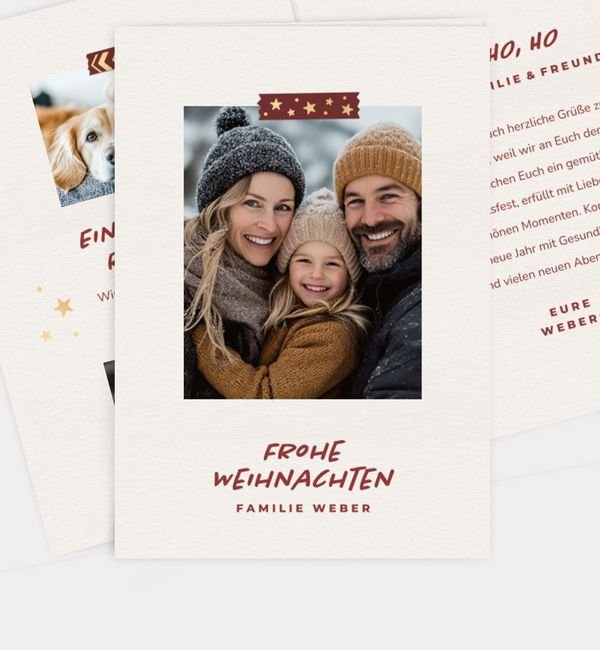 Klappkarte hoch
