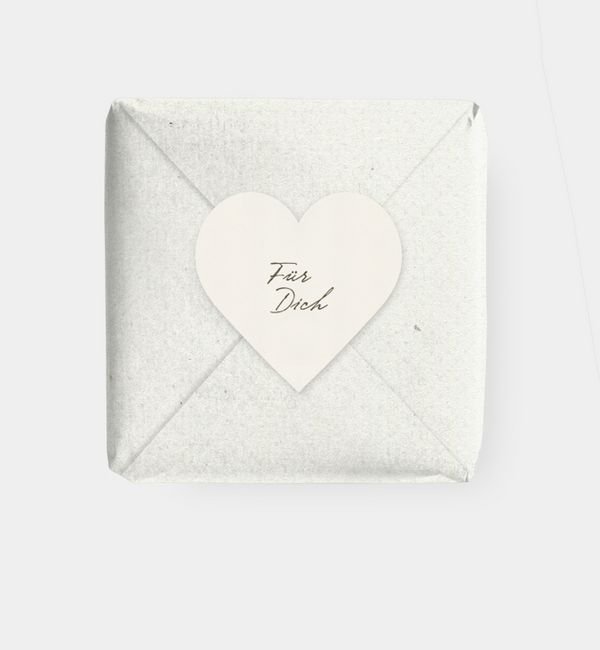 Geschenkaufkleber Herz