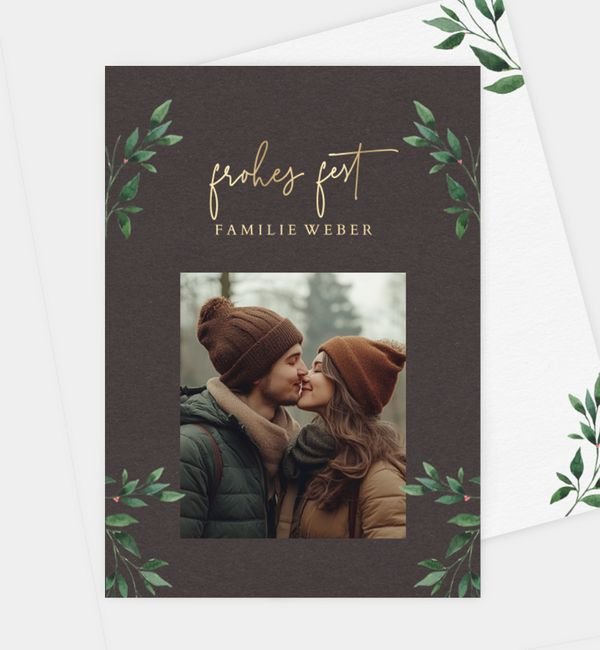 Postkarte hoch