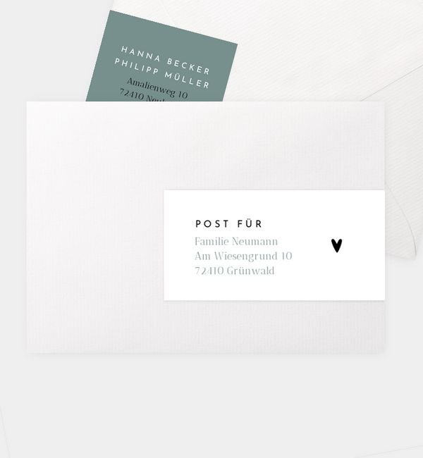 Kombi-Adressaufkleber