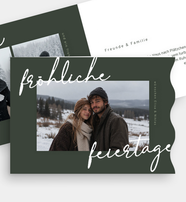 Bunte Fotokarte