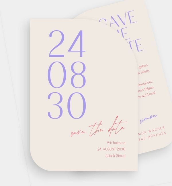 Postkarte hoch