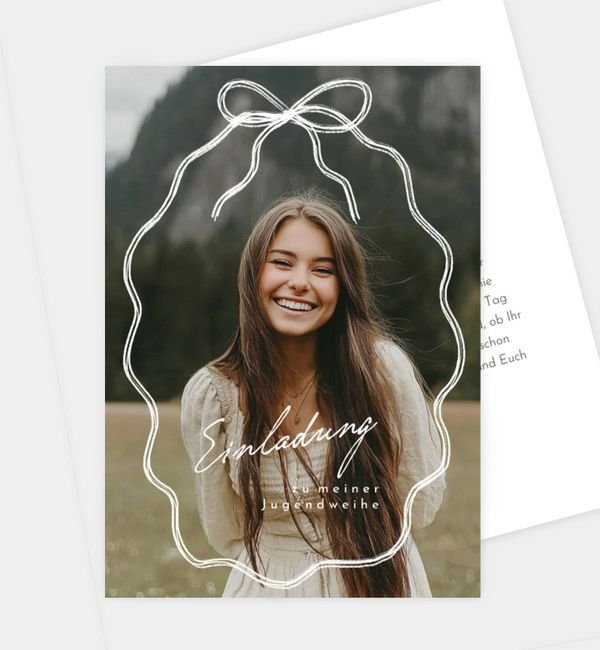 Postkarte hoch