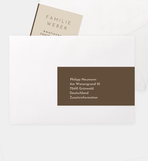 Kombi-Adressaufkleber