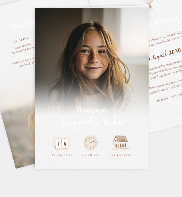 Zarte Jugendweihe