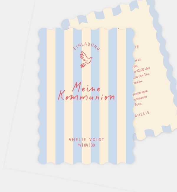 Postkarte hoch