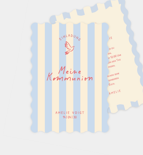 Postkarte hoch