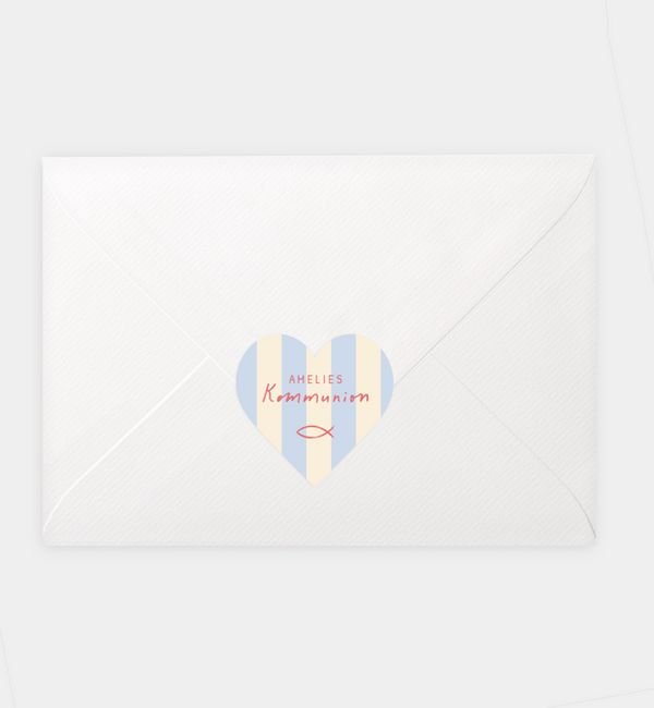 Siegelsticker Herz