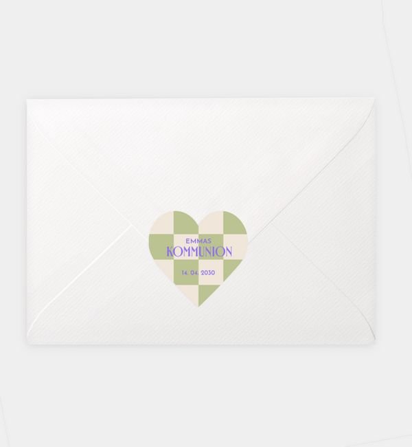 Siegelsticker Herz