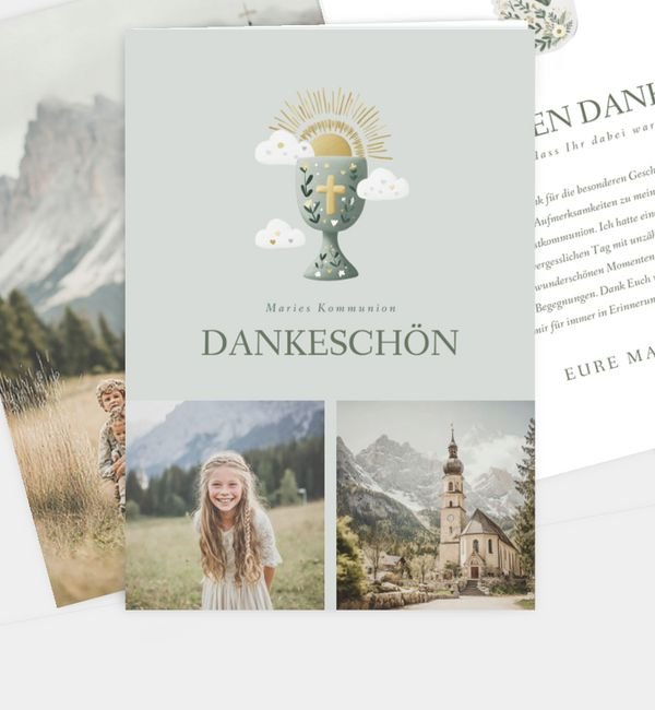 Klappkarte hoch