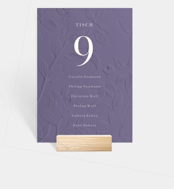 Botanical Garden · Prägeoptik