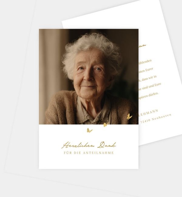 Postkarte hoch