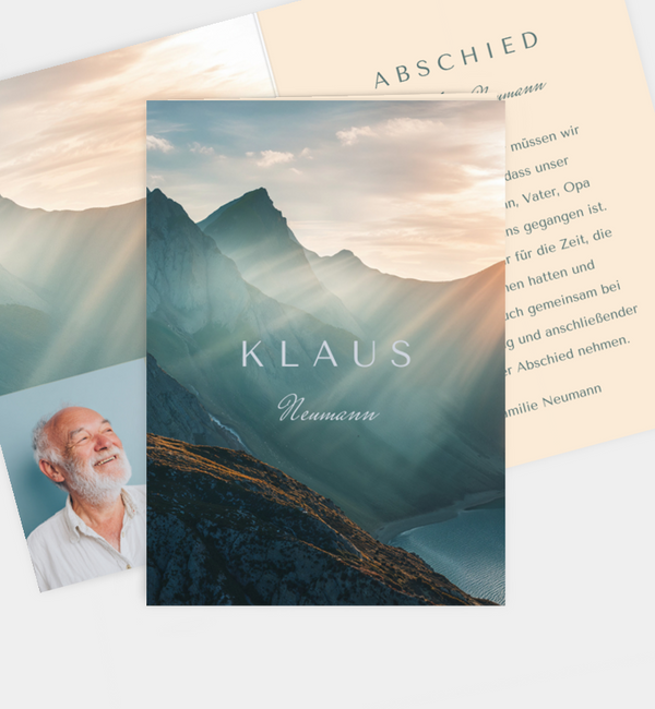 Stille Bergsicht
