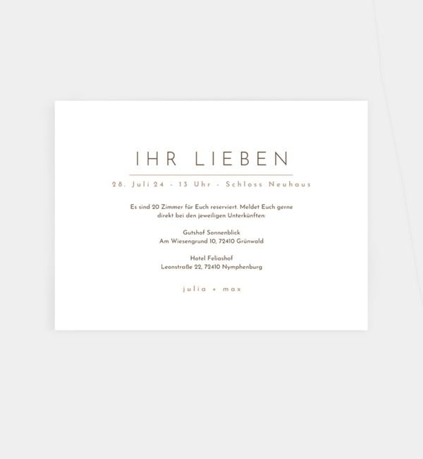 Einlegeblatt quer